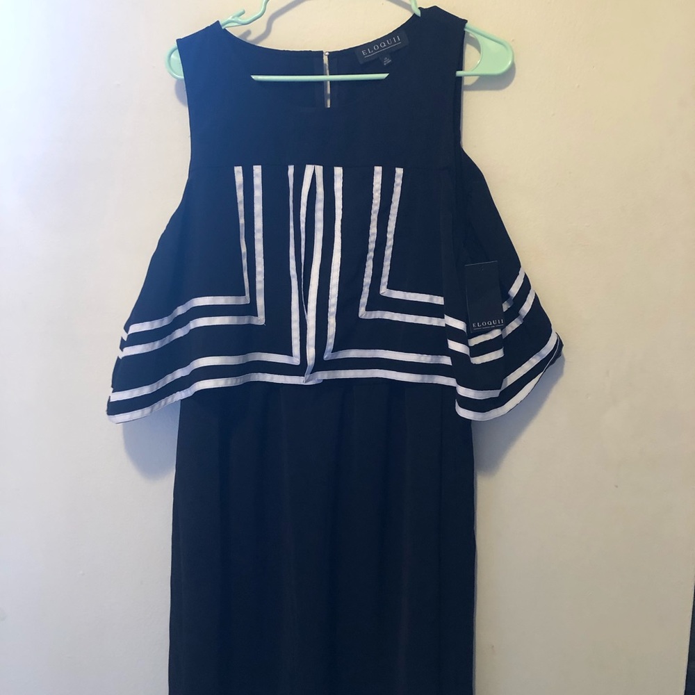 Eloquii dress NWT with cold shoulder